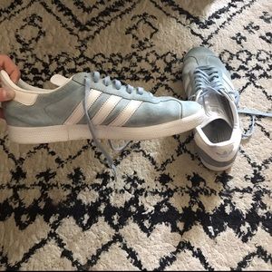 Adidas blue gazelle sneakers